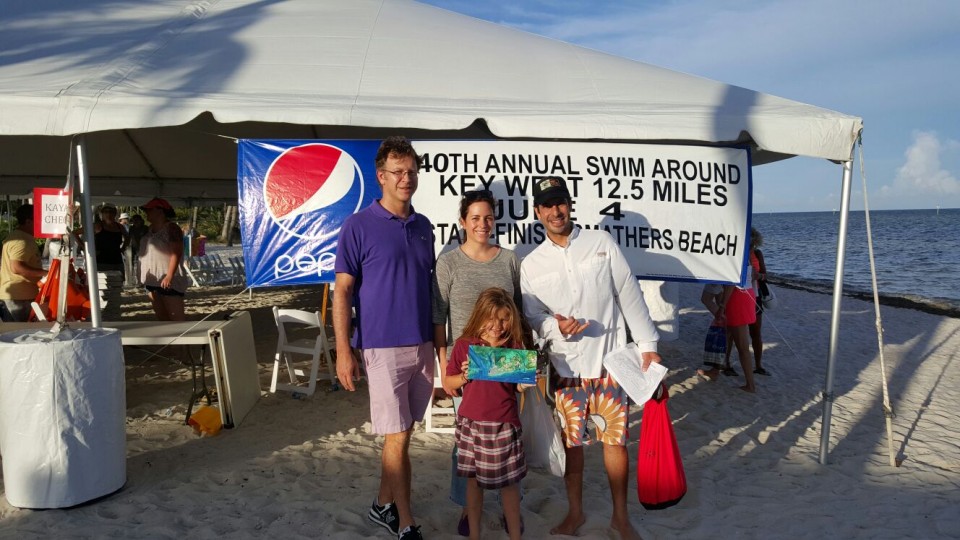 The best part of the event was having my husband Nicolas Griffin, daughter Eva Luisa and my childhood friend and