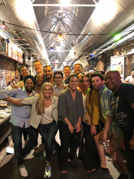 Late night in the market in Jerusalem.