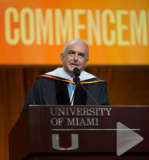 Gustavo Cisneros UM Commencement 2017 